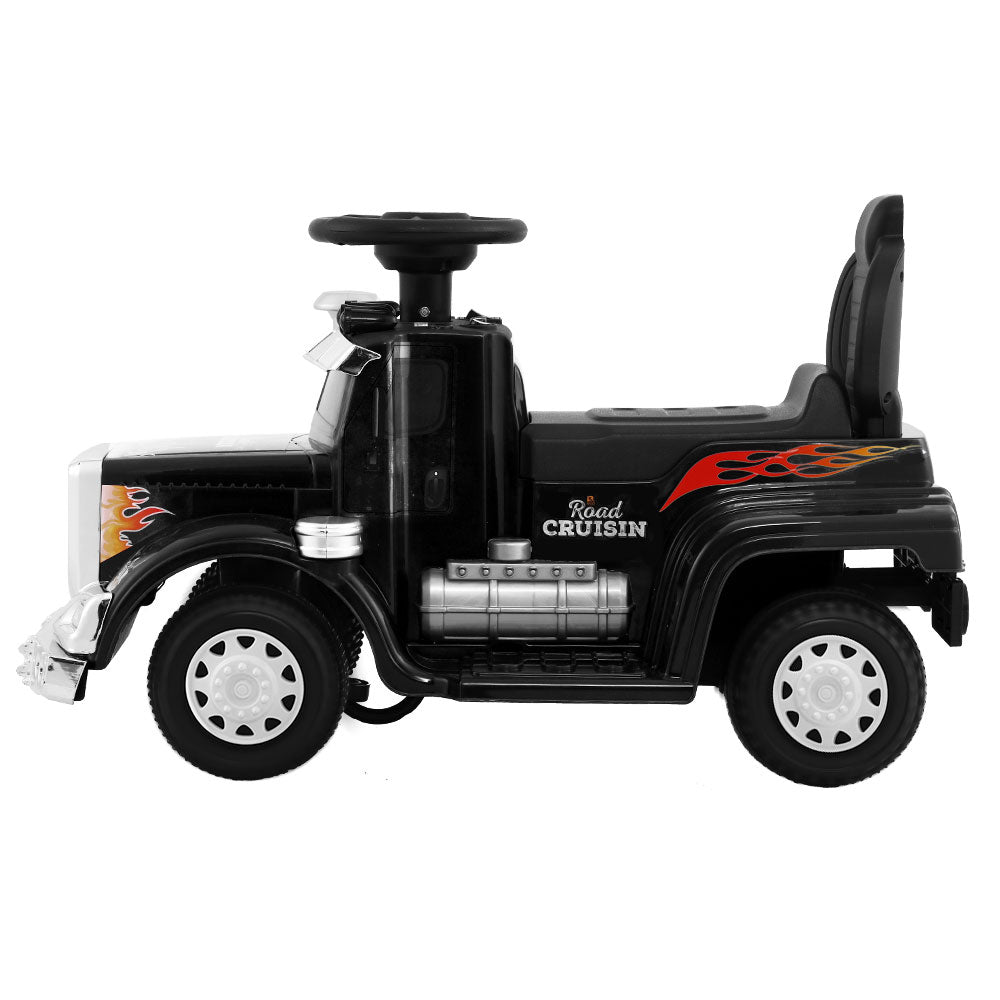 Kids Ride on Black Electric Truck - Battery Operated