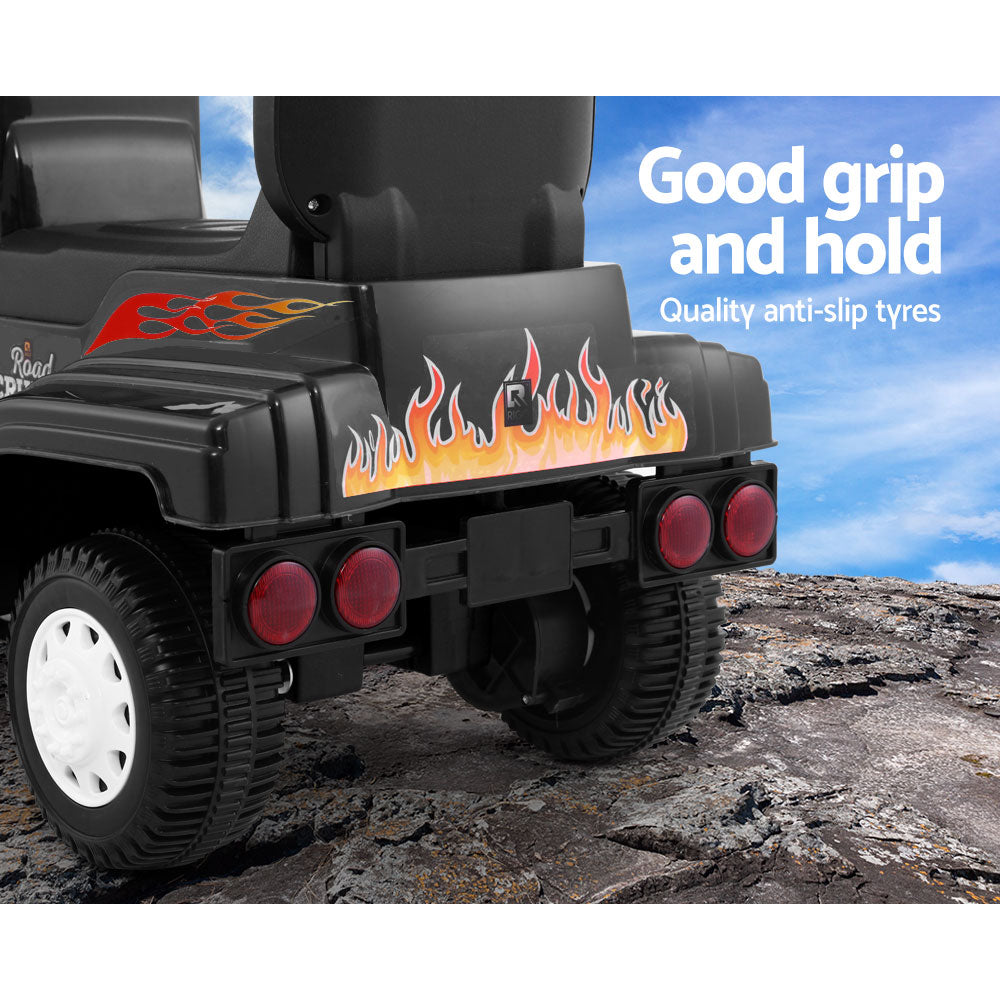 Kids Ride on Black Electric Truck - Battery Operated