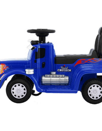 Kids Ride On Electric Blue Truck - Battery Operated

