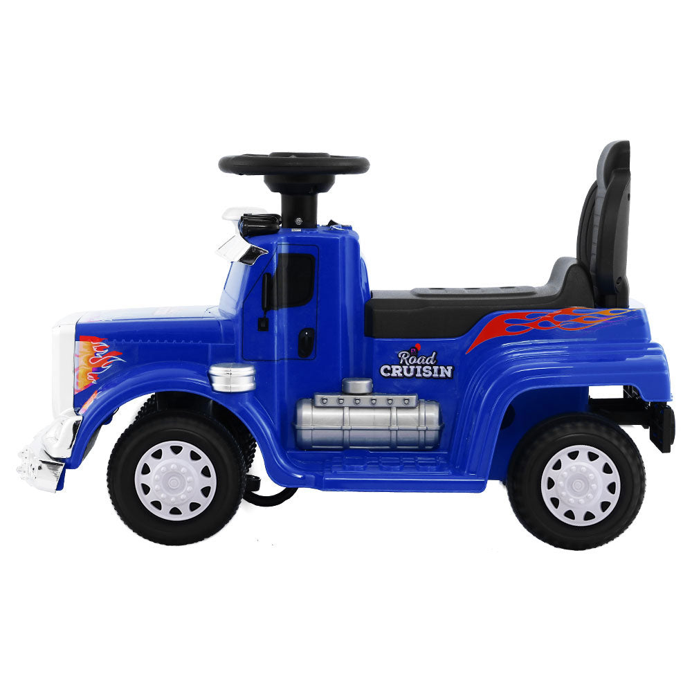 Kids Ride On Electric Blue Truck - Battery Operated