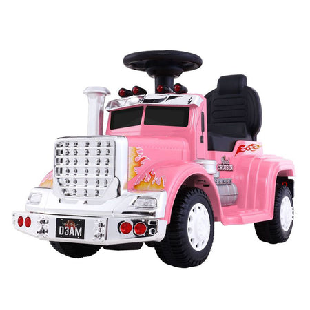 Kids Ride On Pink Electric Truck - Battery Operated