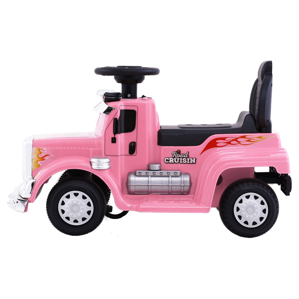 Kids Ride On Pink Electric Truck - Battery Operated