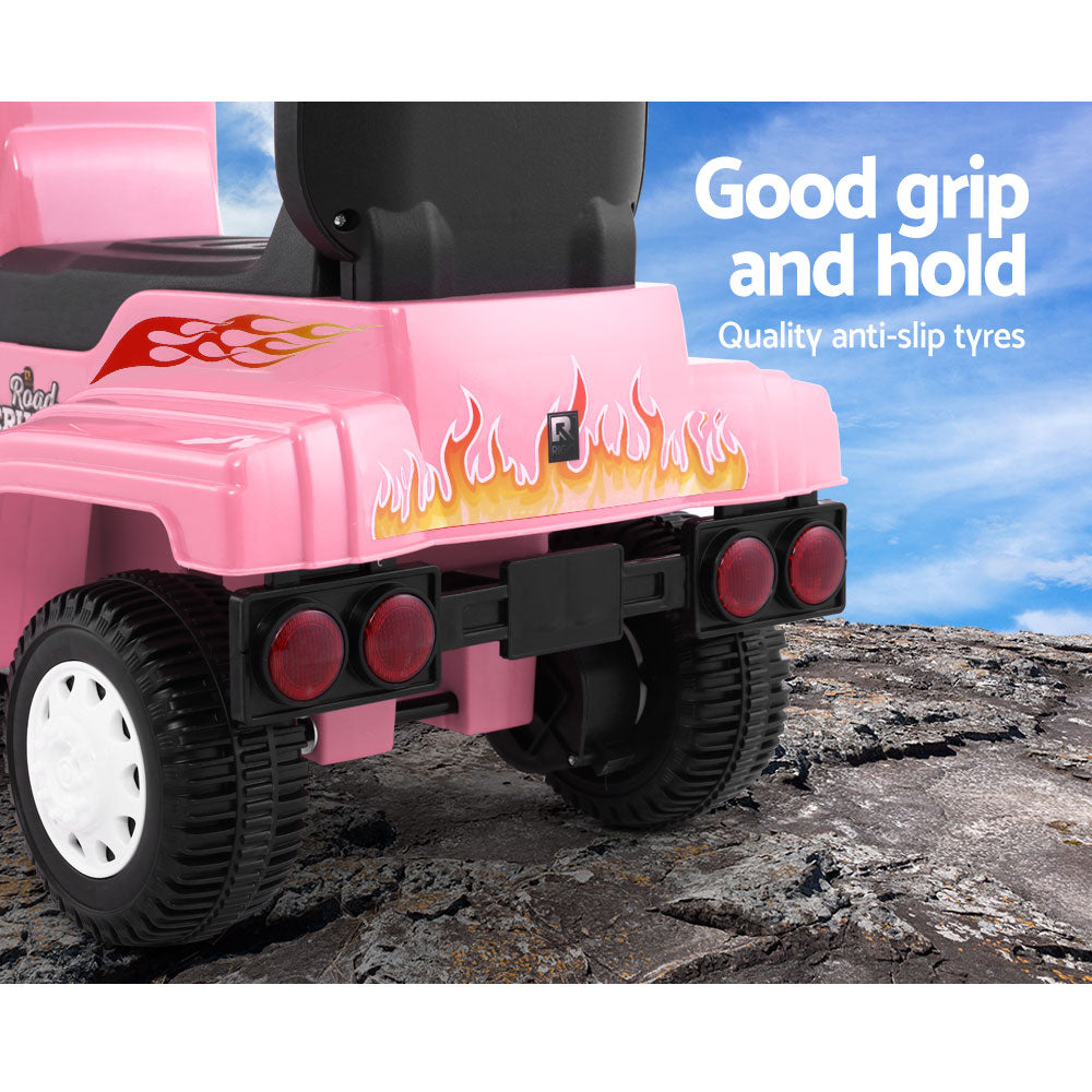 Kids Ride On Pink Electric Truck - Battery Operated