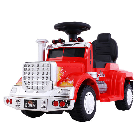 Kids Ride On Red Electric Truck - Battery Operated