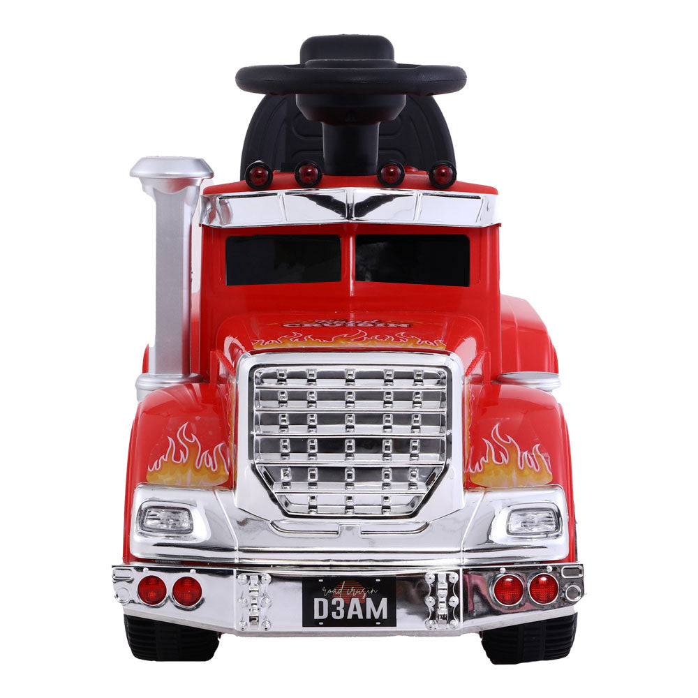 Kids Ride On Red Electric Truck - Battery Operated