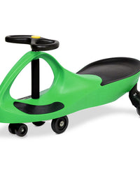 Rigo Kids Ride On Swing Car  -Green
