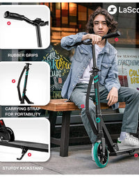 Lascoota Pulse - Adult Kick Push Commuter Scooter l Aqua
