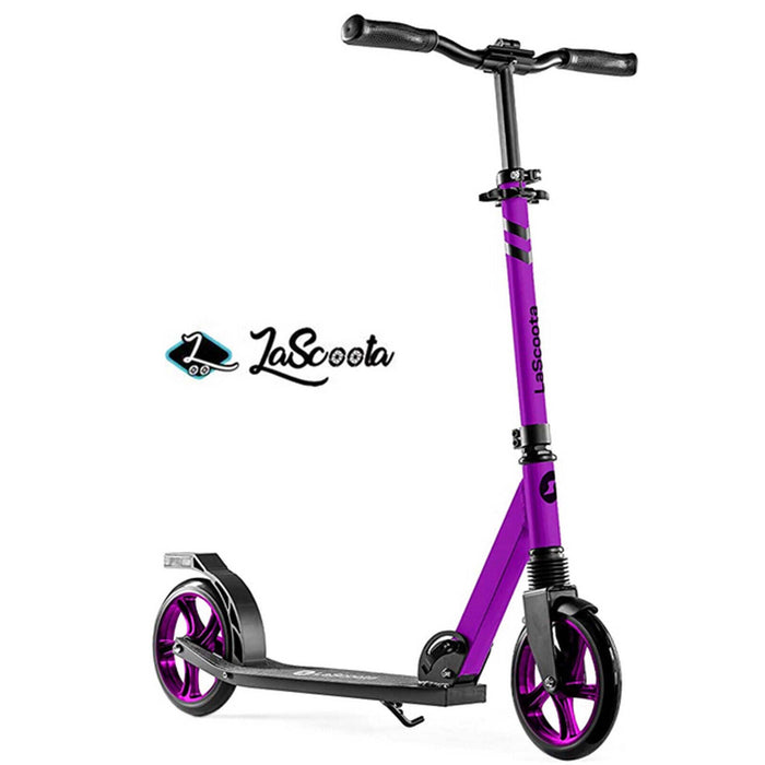 Lascoota Pulse - Adult Kick Push Commuter Scooter  l Plum