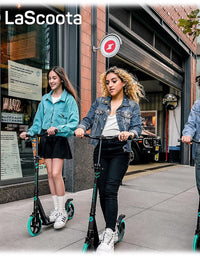 Lascoota Pulse - Adult Kick Push Commuter Scooter  l Plum
