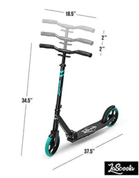 Lascoota Pulse - Adult Kick Push Commuter Scooter  l Plum
