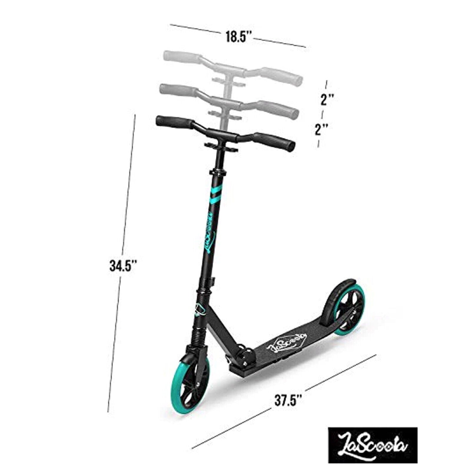 Lascoota Pulse - Adult Kick Push Commuter Scooter  l Plum