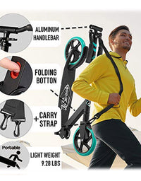 Lascoota Pulse - Adult Kick Push Commuter Scooter  l Plum
