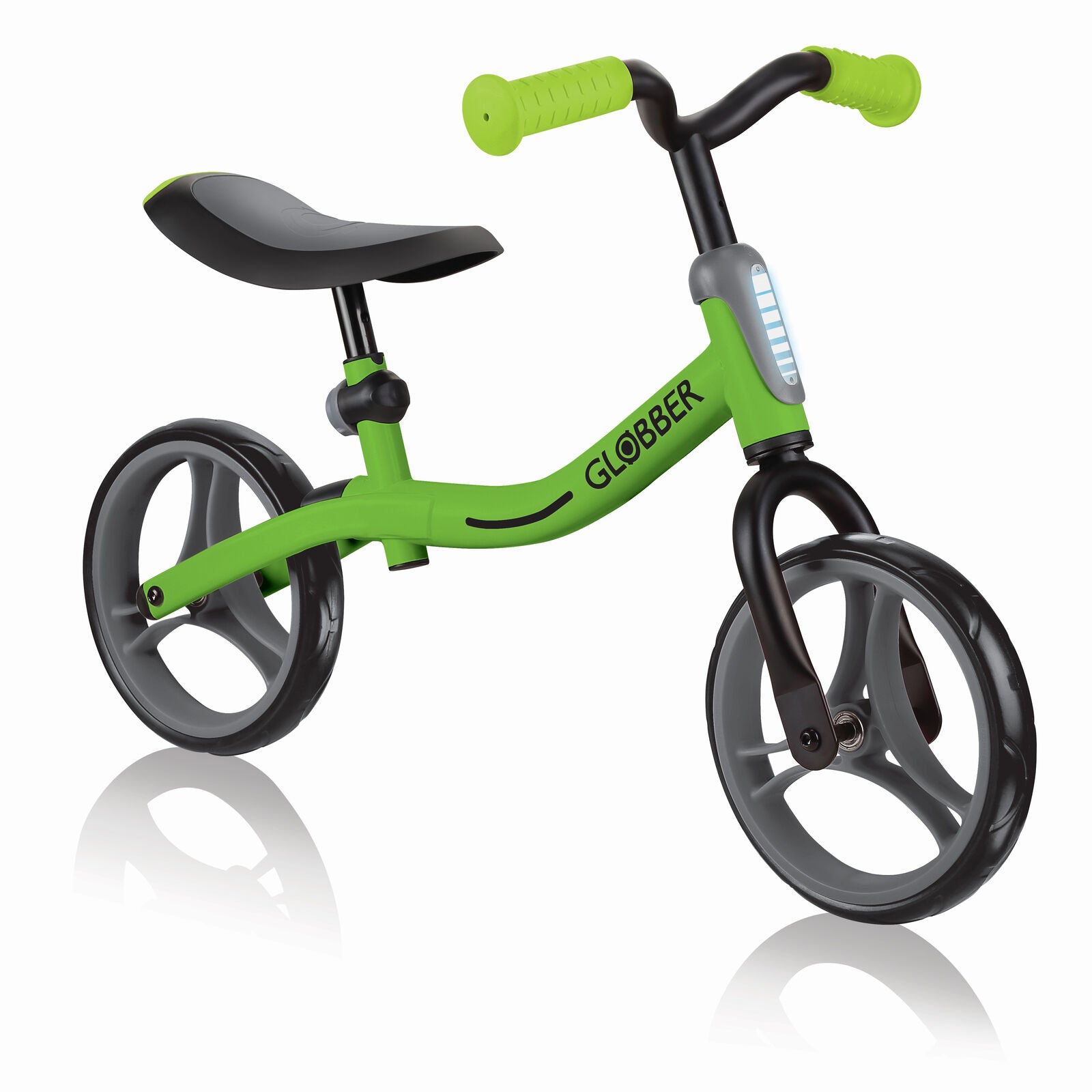 Globber Go Kids Balance Bike - Lime Charcoal (2-5 years)