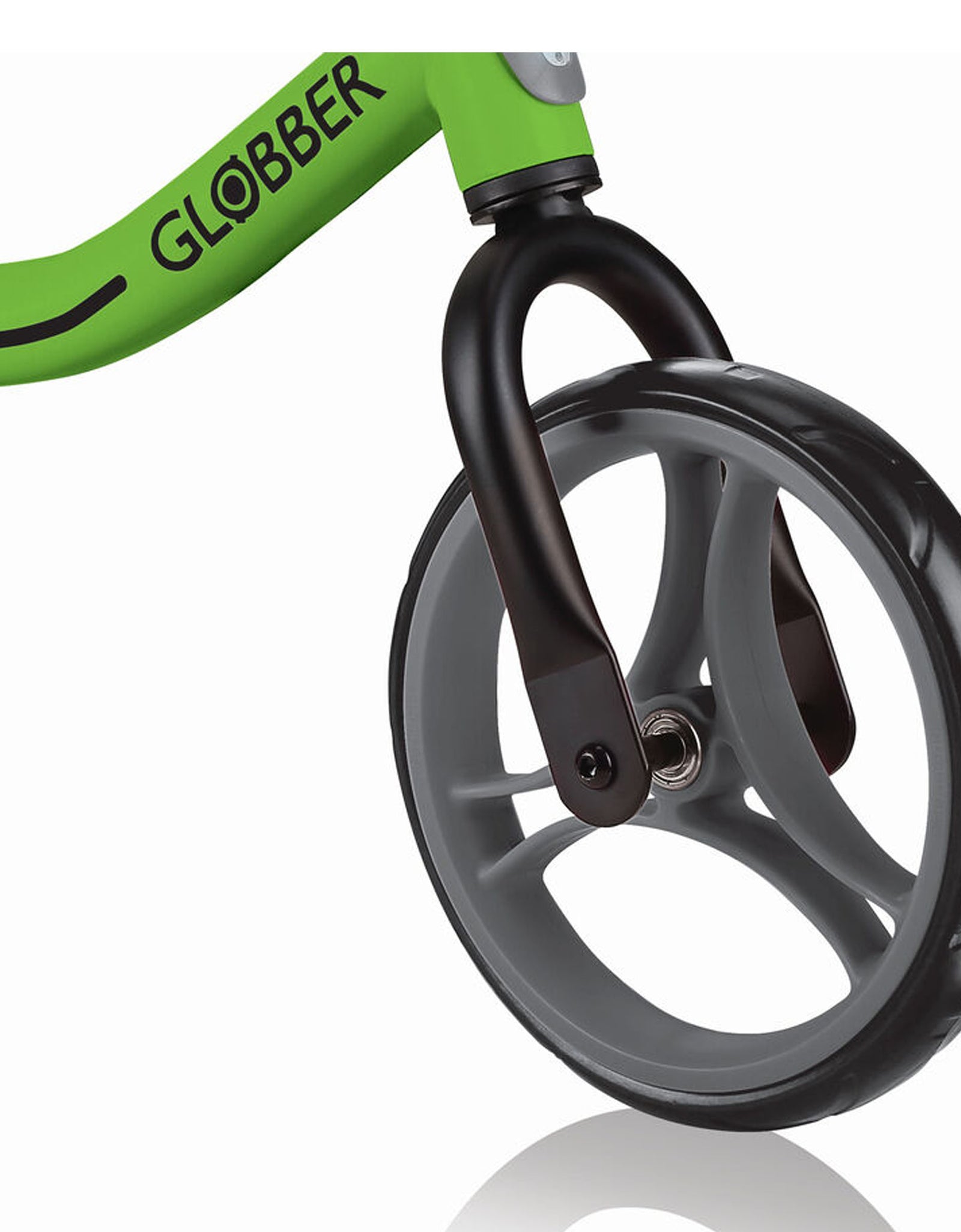 Globber Go Kids Balance Bike - Lime Charcoal (2-5 years)