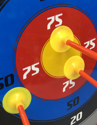 New Kingsport Large 2 in 1 Archery Set Kids Suction Arrows Target 90cm Stand
