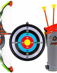 Latest Kingsport Light-up Kids Archery Set Suction Arrows Target
