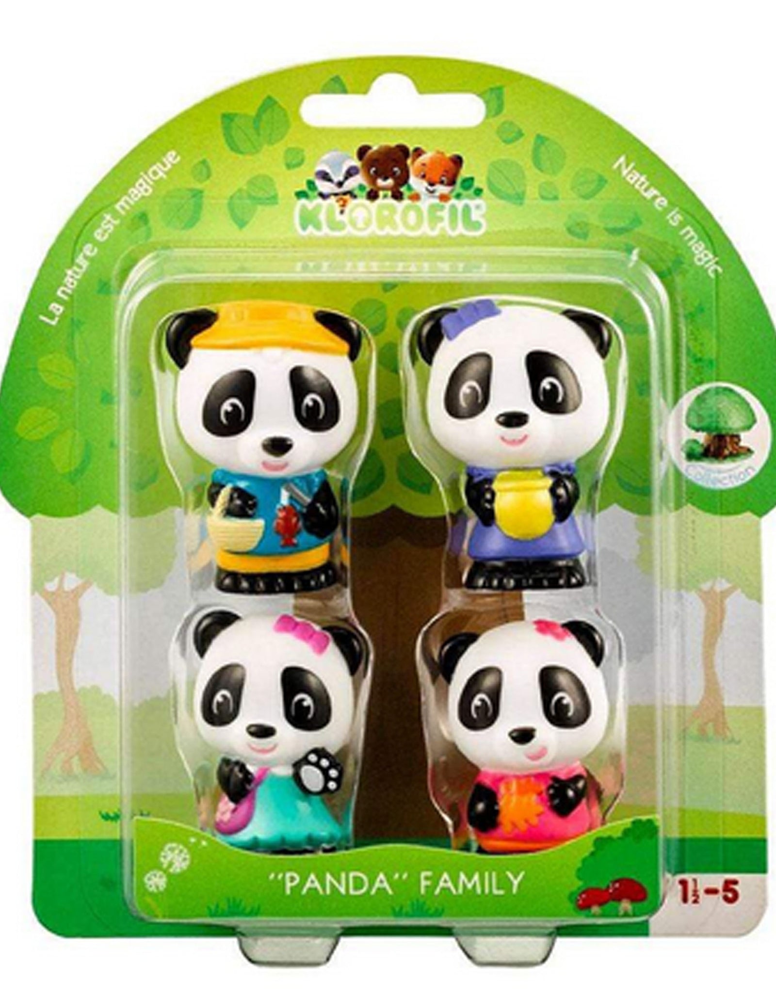 Klorofil Panda Family Set of 4 - The Magic Tree House Series