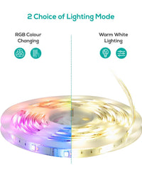 activiva 2m IP65 Smart RGB & Warm White LED Strip Lights
