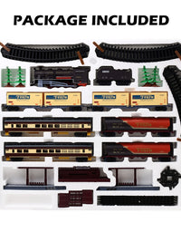 Electric Large Classic Train Set Rail Track Carriages Kids Vehicle Toy Gift
