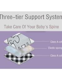 Portable Crib Middle Bed Baby Play Removable Bionic Four PCS Set Cartoon Print
