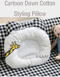 Portable Crib Middle Bed Baby Play Removable Bionic Four PCS Set Cartoon Print
