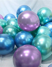 50PCS 5'' Latex Balloon Set Multicolor Metallic Birthday Wedding Party Decoration
