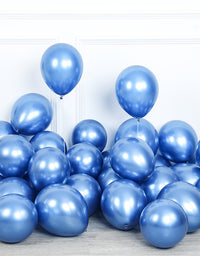100PCS 5'' Latex Balloon Set Pearlized Blue Birthday Wedding Party Decoration
