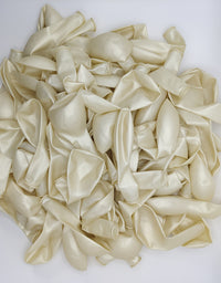 100PCS 5'' Latex Balloon Set Pearlized White Birthday Wedding Party Decoration
