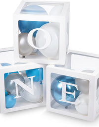ONE Balloons Box Clear Gift Boxes Gift Birthday Baby Shower Party AU
