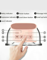 Portable Electric Breast Pump Wearable USB Silent Hands-Free Automatic Milker
