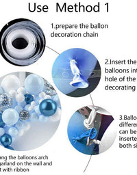 104PCS Blue Balloon Arch Kit Set Garland Birthday Wedding Baby Shower Party Decor
