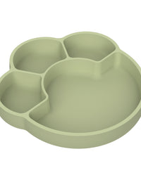Remi Silicone Divider Plate - Avocado Cream
