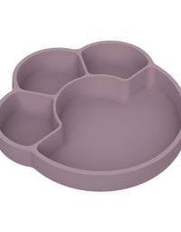 Remi Silicone Divider Plate - Pink Clay
