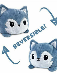 Reversible Plushie - Wolf Gray/White
