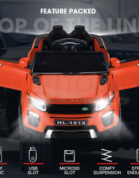 ROVO KIDS Ride-On Car Electric Battery Childrens Toy Powered Remote 12V Orange

