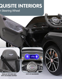 Kahuna Bentley Exp 12 Licensed Speed 6E Electric Kids Ride On Car Black
