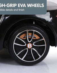 Kahuna Bentley Exp 12 Licensed Speed 6E Electric Kids Ride On Car Black
