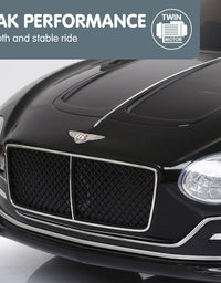 Kahuna Bentley Exp 12 Licensed Speed 6E Electric Kids Ride On Car Black
