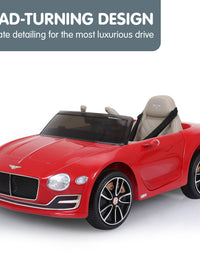 Kahuna Bentley Exp 12 Speed 6E Licensed Kids Ride On Electric Car Remote Control - Red
