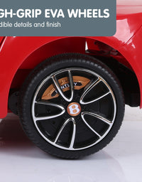 Kahuna Bentley Exp 12 Speed 6E Licensed Kids Ride On Electric Car Remote Control - Red
