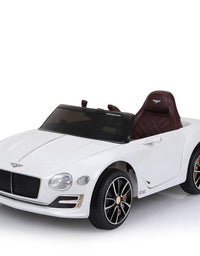 Kahuna Bentley Exp 12 Speed 6E Licensed Kids Ride On Electric Car Remote Control - White
