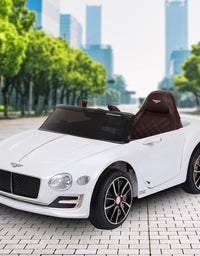 Kahuna Bentley Exp 12 Speed 6E Licensed Kids Ride On Electric Car Remote Control - White
