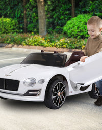 Kahuna Bentley Exp 12 Speed 6E Licensed Kids Ride On Electric Car Remote Control - White
