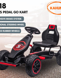Kahuna G18 Kids Ride On Pedal Powered Go Kart Racing Style - Red
