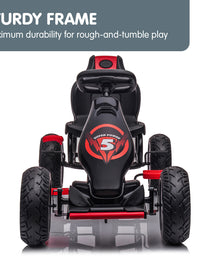 Kahuna G18 Kids Ride On Pedal Powered Go Kart Racing Style - Red
