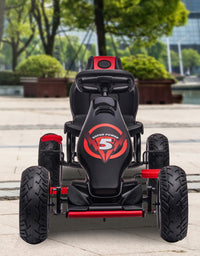 Kahuna G18 Kids Ride On Pedal Powered Go Kart Racing Style - Red
