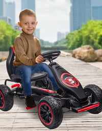Kahuna G18 Kids Ride On Pedal Powered Go Kart Racing Style - Red
