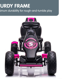 Kahuna G18 Kids Ride On Pedal Go Kart - Rose Pink
