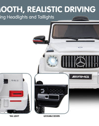 Kahuna Mercedes Benz AMG G63 Licensed Kids Ride On Electric Car Remote Control - White
