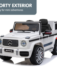Kahuna Mercedes Benz AMG G63 Licensed Kids Ride On Electric Car Remote Control - White
